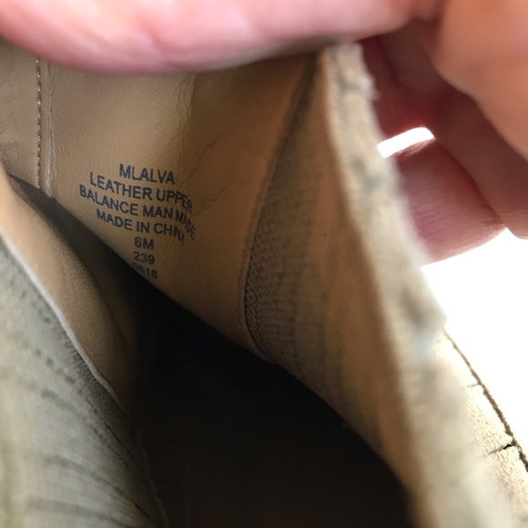 Marc Fisher dark tan suede leather ankle boots - Picture 7 of 7